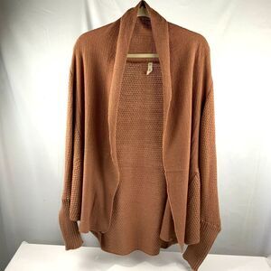 Wishlist (VICI Collection) Dolman/Batwing Open Cardigan Sweater Coral Size M/L